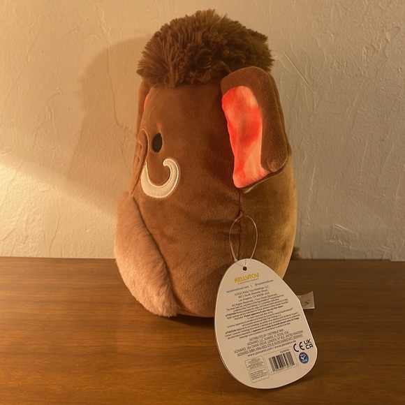 Squishmallow  7.5" Chienda Wooly Mammoth Soft Brown Prehistoric Plush BNWT 7 8 - Picture 2 of 4